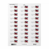 lentesbloemen stickers voor bloemretour (Full Sheet)