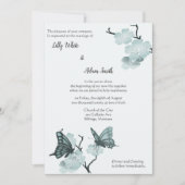 lentesbloesems met blauwe vlinders (Voorkant)