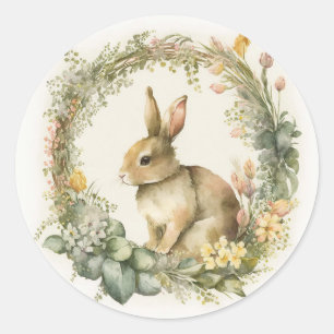 lentesbundel in Floral Wreath Ronde Sticker
