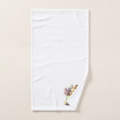 LentesBunnies, bloemen en theekoppen Bad Handdoek (Handdoek)