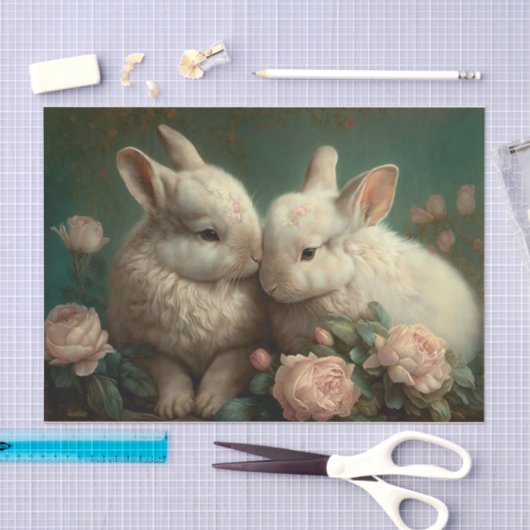 lentesbunnies tissuepapier (Craft)