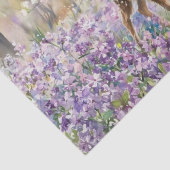 Lentese Paarse Vlambloem en Ree  Tissuepapier (Detail)