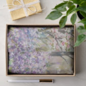 Lentese Paarse Vlambloem en Ree  Tissuepapier (Geschenk)