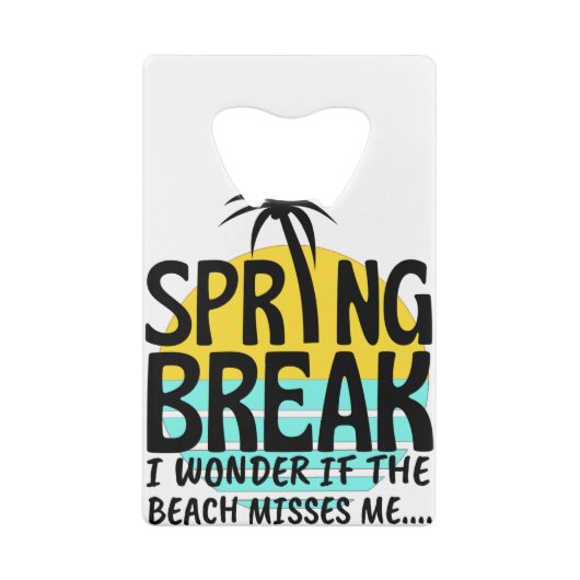 Lenteseizoen Creditkaart Flessenopener (Achterkant)