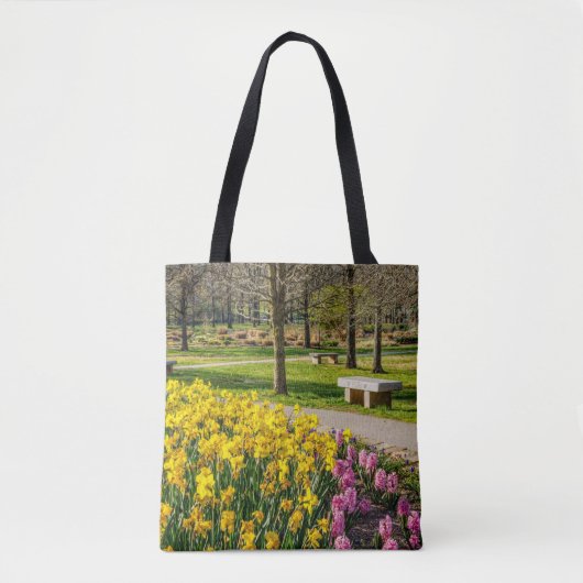 Lenteseizoen Vloertuin Tote Bag (Voorkant)