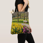 Lenteseizoen Vloertuin Tote Bag (Dichtbij)