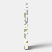 Lenteseizoenen florale retro patroonsage groen Case-Mate iPhone case (Achterkant / Links)