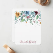 lentesFlorals Notitiekaartje (Voorkant / Achterkant in situ)