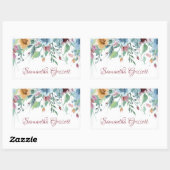 lentesFlorals Rechthoekige Sticker (Vel)
