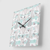 Lenteshoes Vierkante Klok (Hoek)