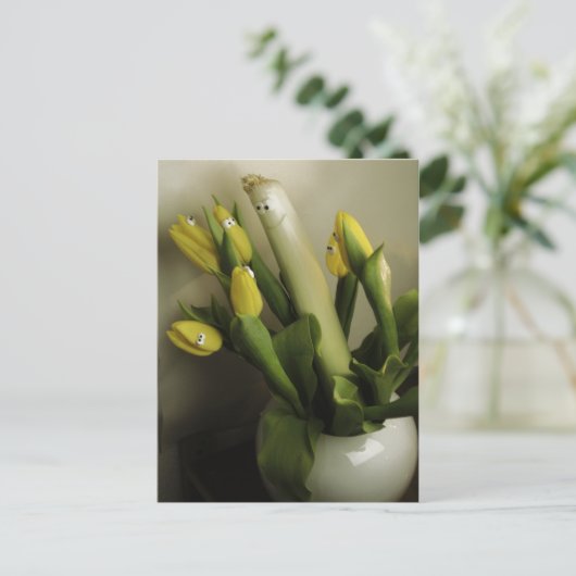 lenteskoorts briefkaart (Staand voorkant)