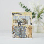 lenteskoorts briefkaart (Staand voorkant)