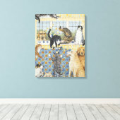 lenteskoorts canvas afdruk (Insitu (Houten vloer))