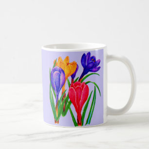 lenteskrokobloemen koffiemok
