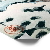 Lentesneeuw op Maruyama door Tsuchiya Koitsu Poster (Hoek)