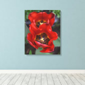 Lentesontzoening, Tulpen Canvas Afdruk (Insitu (Houten vloer))