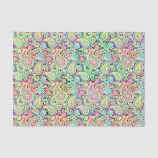 lentespaisley tissuepapier (Voorkant)