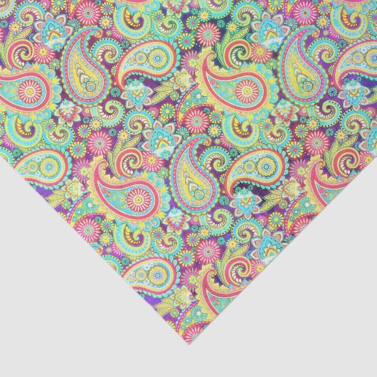 lentespaisley tissuepapier (Detail)