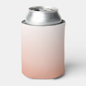 lentespastel kleur zwarte peach ombre stoffige roz blikjeskoeler (Blikje Voorkant)