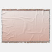 lentespastel kleur zwarte peach ombre stoffige roz deken (Voorkant)