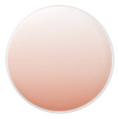 lentespastel kleur zwarte peach ombre stoffige roz keramische knop (Voorkant)