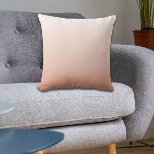 lentespastel kleur zwarte peach ombre stoffige roz kussen