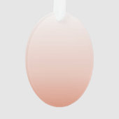 lentespastel kleur zwarte peach ombre stoffige roz ornament (achterkant)