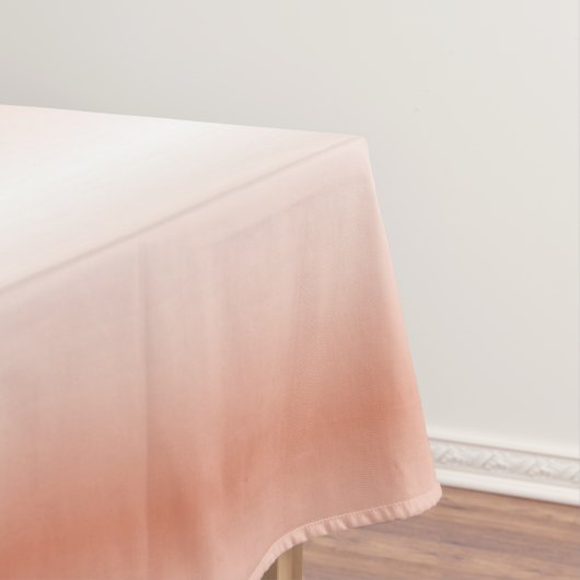 lentespastel kleur zwarte peach ombre stoffige roz tafelkleed (Voorbeeld)