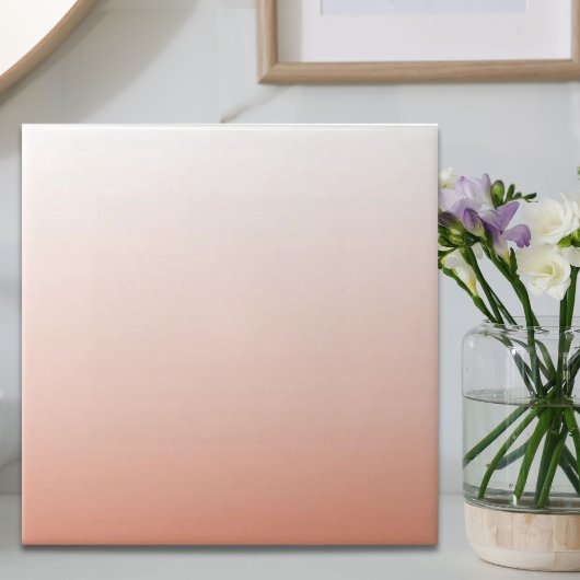 lentespastel kleur zwarte peach ombre stoffige roz tegeltje