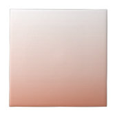 lentespastel kleur zwarte peach ombre stoffige roz tegeltje (Voorkant)