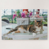 lentestijd kattenpuzzel legpuzzel (Horizontaal)