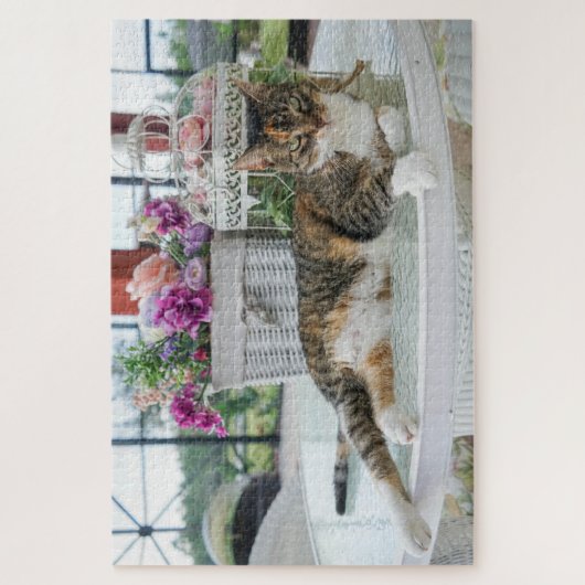 lentestijd kattenpuzzel legpuzzel (Verticaal)