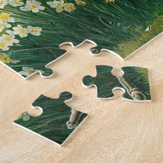 Lentestlandschap Stream Daffodil Flower Legpuzzel (Zijkant)