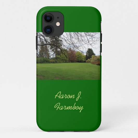 Lentestuin groene iPhone 5 hoesje. Case-Mate iPhone Case (Achterkant)