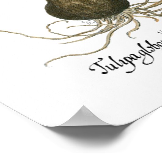  lentetelbloemen van Basilius Besler Poster (Hoek)