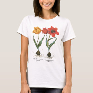  lentetelbloemen van Basilius Besler T-shirt