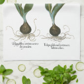 lentetelbloemen van Basilius Besler Theedoek (Gevouwen)