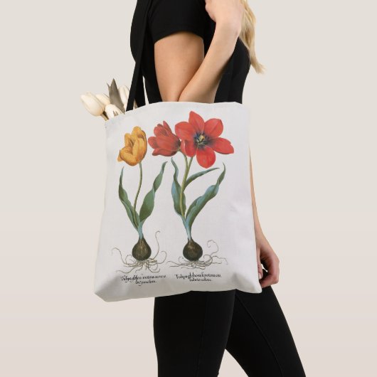  lentetelbloemen van Basilius Besler Tote Bag (Dichtbij)