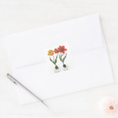  lentetelbloemen van Basilius Besler Vierkante Sticker (Envelop)