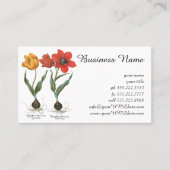 lentetelbloemen van Basilius Besler Visitekaartje (Voorkant)