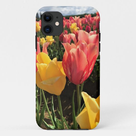 lentetelpen in een veld, Oregon Case-Mate iPhone Case (Achterkant)