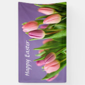 Lentetels, Happy Easter, binnenshuis decorteren Spandoek (Verticaal)