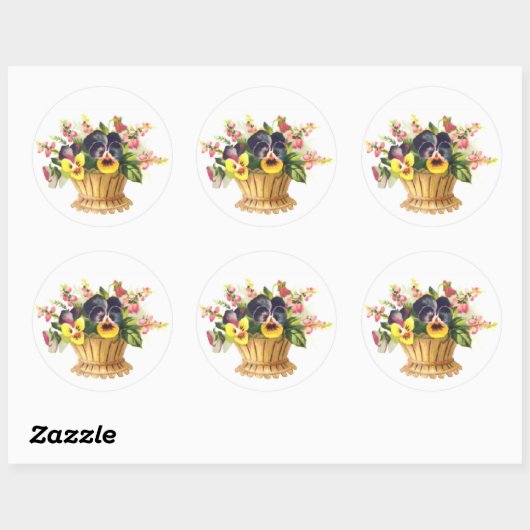 Lentetempel Ronde Sticker (Vel)