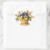 Lentetempel Ronde Sticker (Tas)