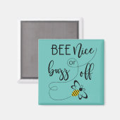 Lentetendagen met honingbijen magneet (Voorkant / Achterkant)