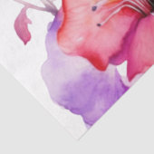 Lentetende vogels en bleekgekleurde bloemen tissuepapier (Detail)