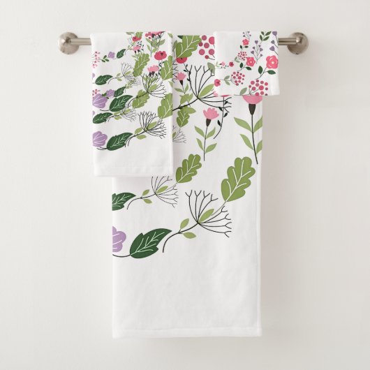 Lentetijd Bloemen Bad Handdoek (Insitu)