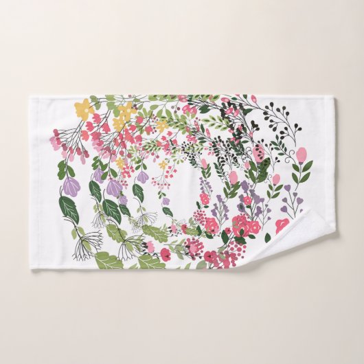 Lentetijd Bloemen Bad Handdoek (Handdoek)