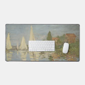 Lentetijd, Impressionistisch Portret, Claude Monet Bureaumat (Keyboard & Muis)