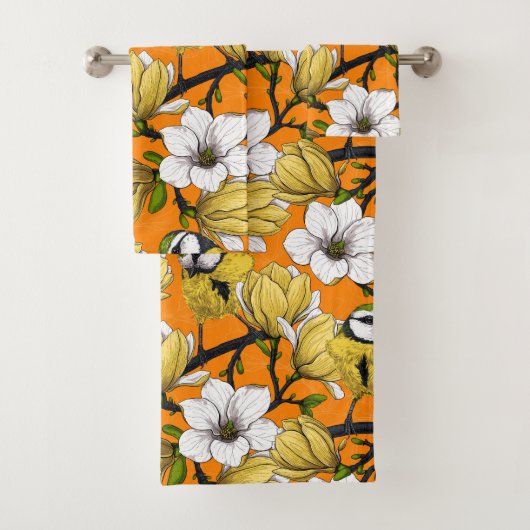 Lentetijd in geel bad handdoek (Insitu)